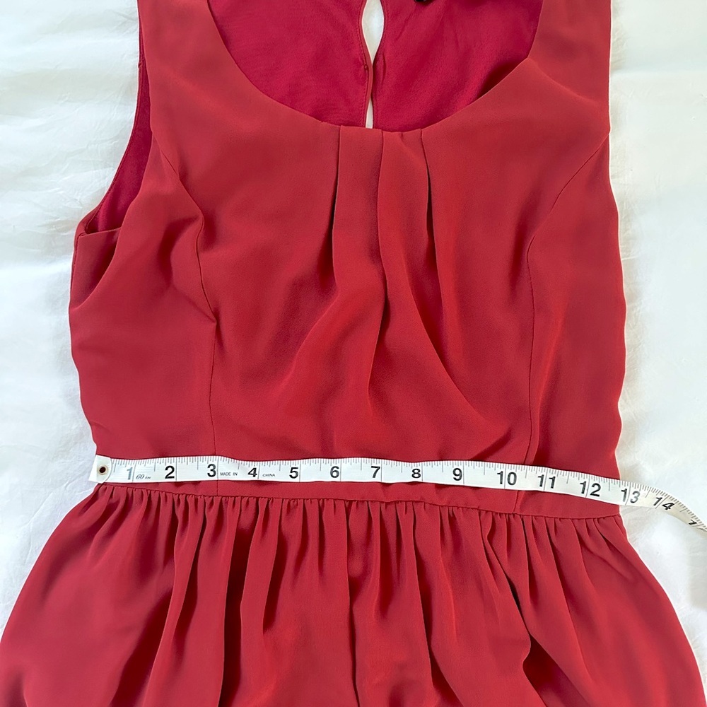 Red High Low Dress by Doe & Rae - Picture 6 of 10